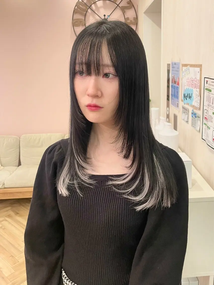 ロング カラー ヘアアレンジ カット ヘアカラー ダブルカラー/ レイヤー🍒齋藤 澪のヘアスタイル