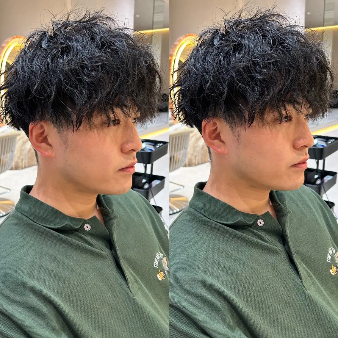 メンズ カット パーマ 大人メンズパーマ メンズ特化　萱原大幹のヘアスタイル