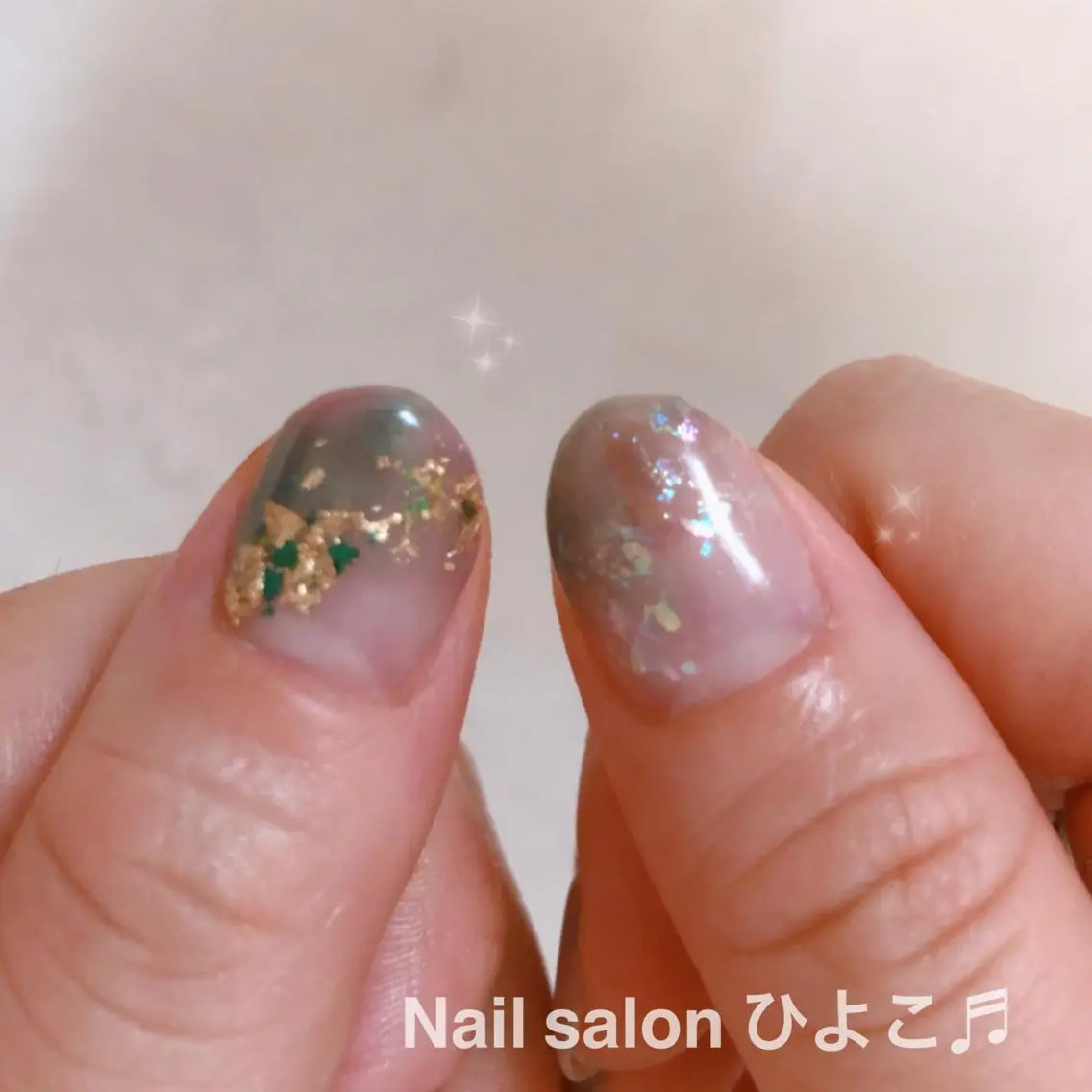 ネイル ニュアンスネイル スカルプネイル Nail salon ひよこ♬のネイルデザイン