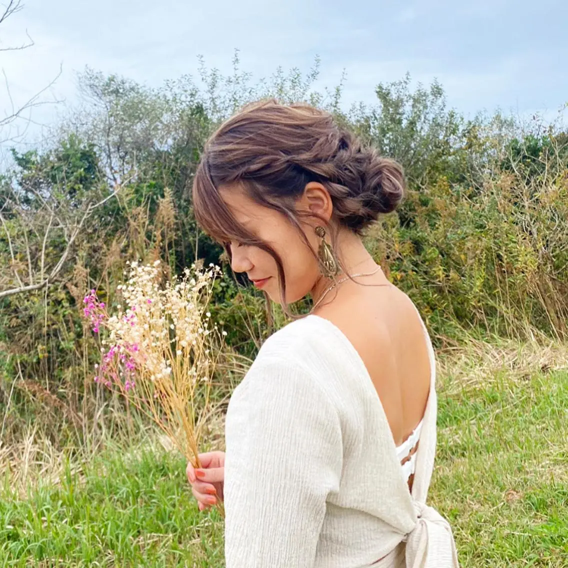ロング カラー パーマ ヘアアレンジ メンズ キッズ ネイル マツエク・マツパ ポニーテール 結婚式・ブライダル 子どものヘアアレンジ メンズ韓国風 韓国風マツエク HIROKO / 透明感暖色カラー🎀のヘアスタイル