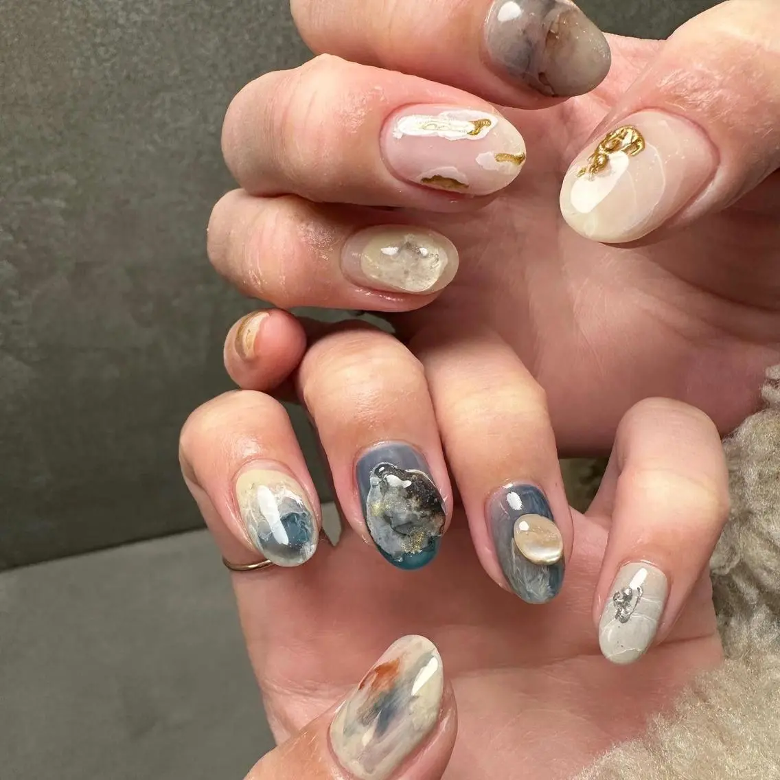 art course(オフあり)🫶🏻人気No.1✨ニュアンスアートやり放題💚パラジェル使用の写真
