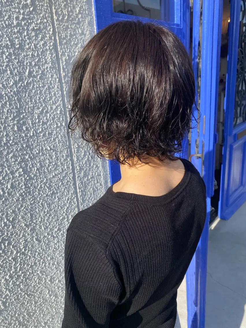 ショート アッシュ アッシュブラウン ヘアカラー SET-UP りこ🧸のヘアスタイル