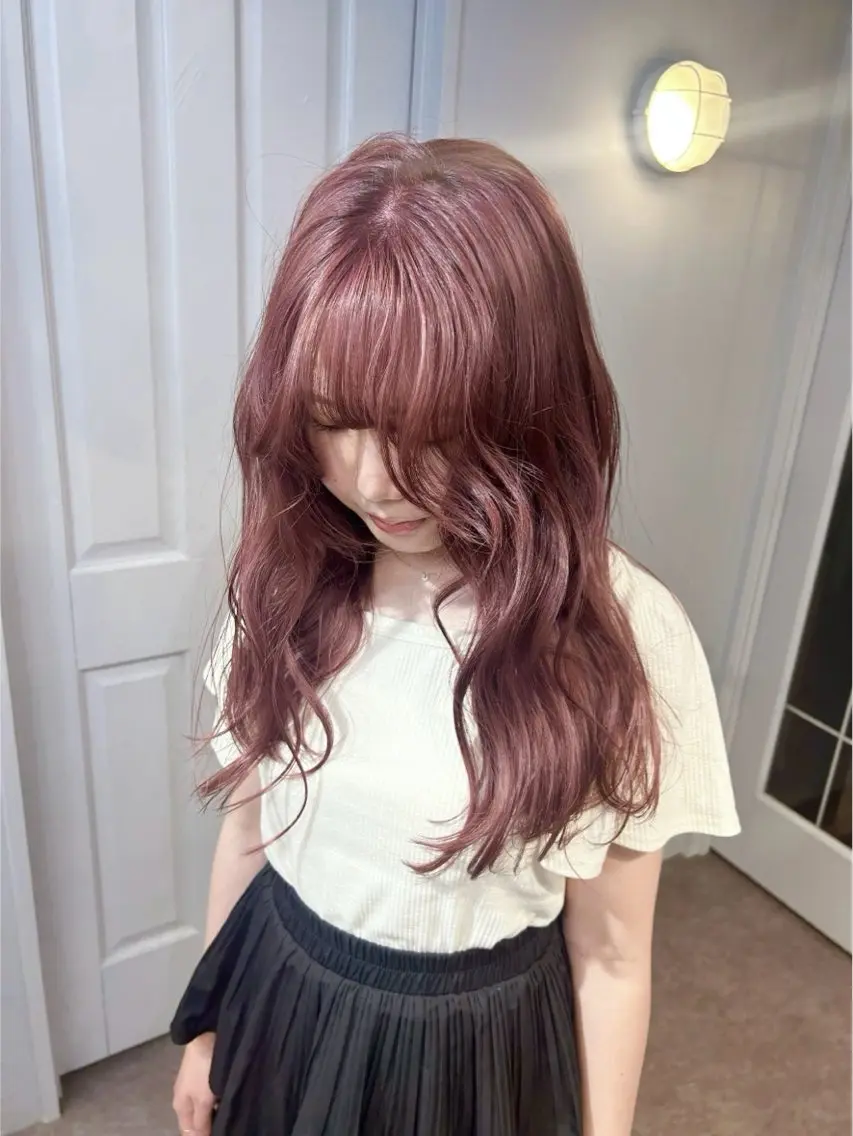 ロング カラー ヘアカラー Embellir🍨 サアヤのヘアスタイル