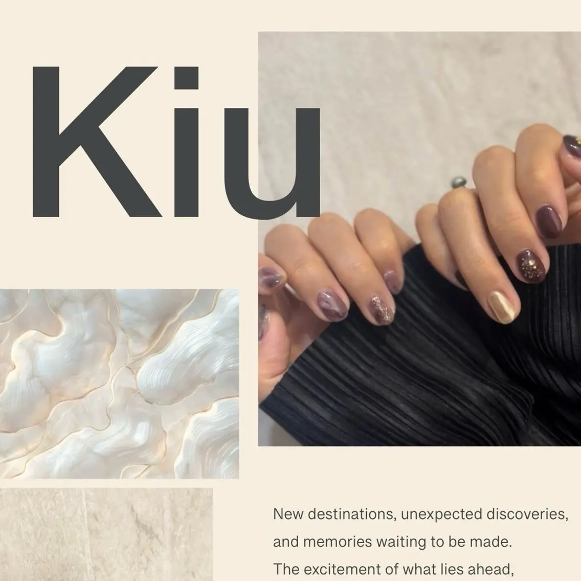 ネイル ジェルネイル ミラーネイル ニュアンスネイル オフィスネイル ショートネイル kiu nailsalonのネイルデザイン