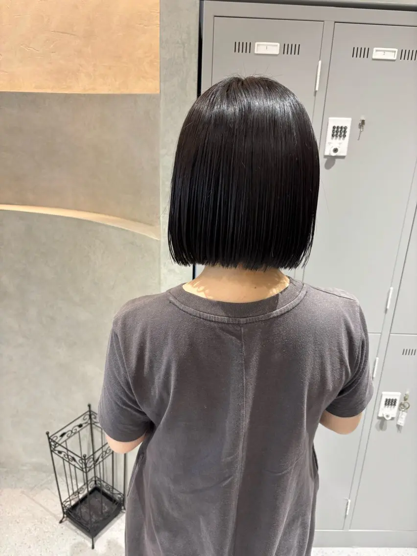 ショート ボブ ヘアカラー 大久保 愛のヘアスタイル