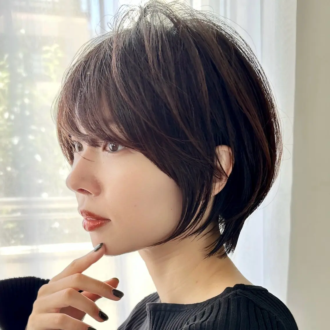 ショート カット ヘアカラー トリートメント 朝ラク/大人ショート /銀座/若狭真央のヘアスタイル