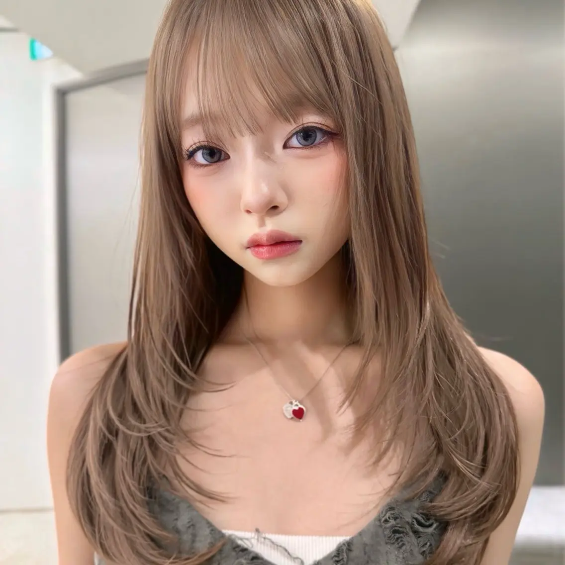 ミディアム 似合わせカット🩵 なりたみゆうのヘアスタイル