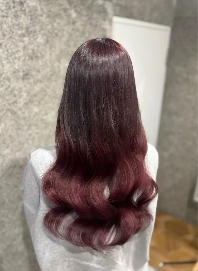 ロング カット ヘアカラー 🦋 misaki🦋のヘアスタイル