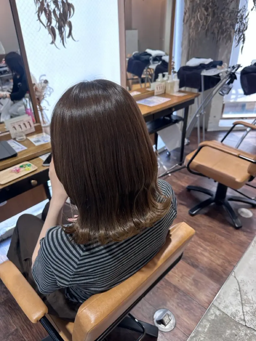 ミディアム ヘアカラー AVANCE.ens 松本大和のヘアスタイル