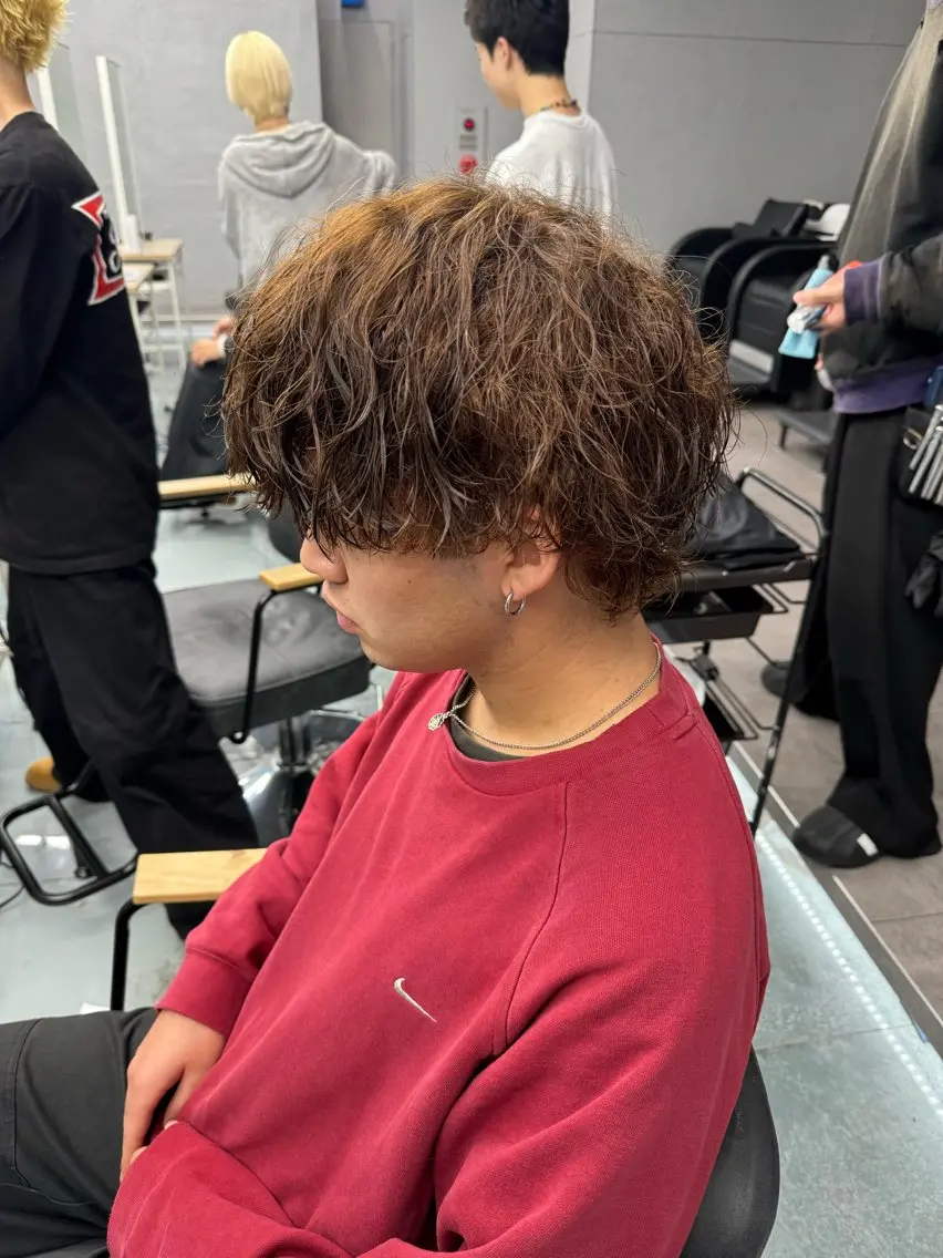 ショート パーマ メンズ カット men's/perm colorDaijuのヘアスタイル