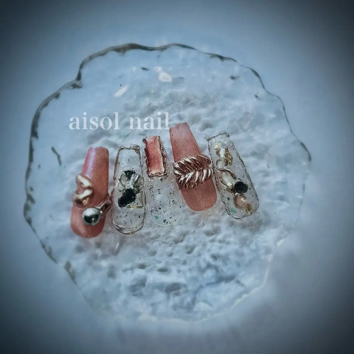 ネイル クリアネイル Aisol nail salonのネイルデザイン