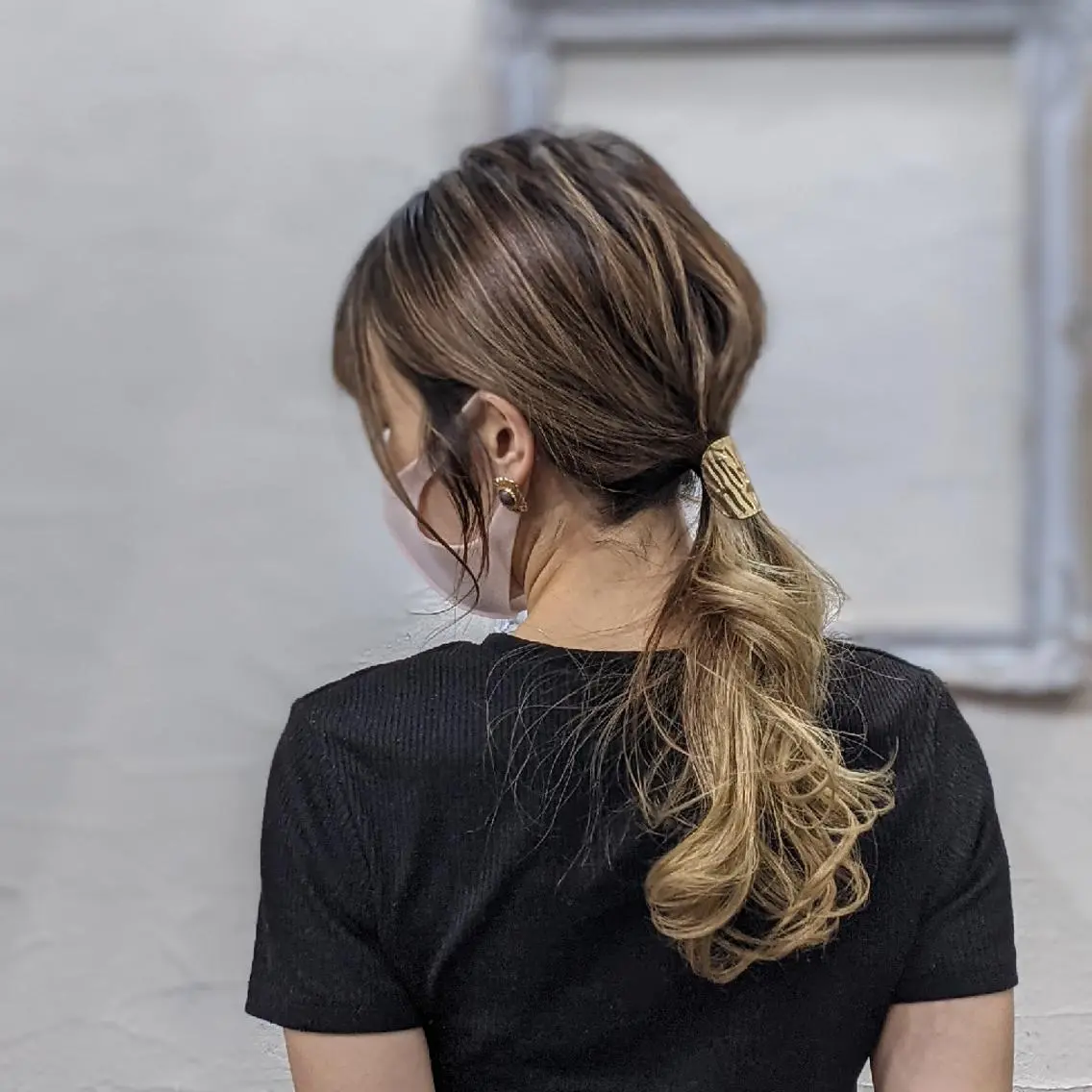セミロング ヘアアレンジ HIKARI＠ Ruheplatzのヘアスタイル
