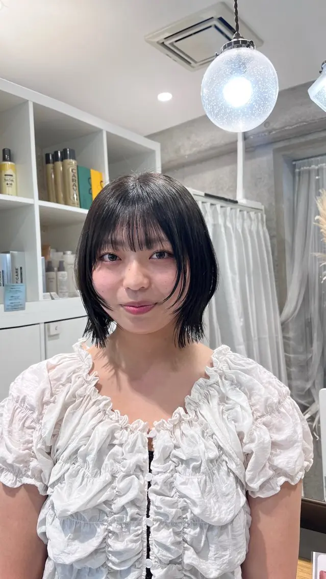 ミディアム 🫧伊東　美優🫧 レイヤーカット⭐︎のヘアスタイル