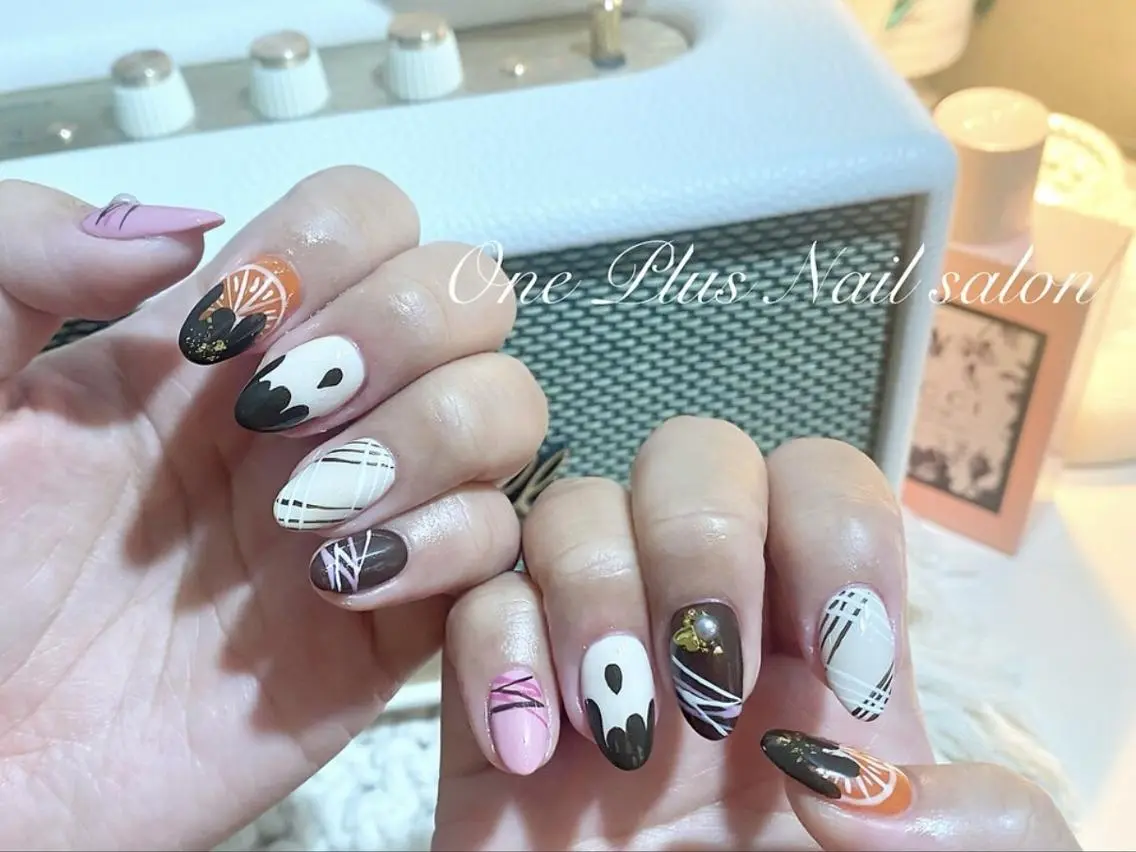 ネイル ハート バレンタイン One Plus Nail Salonのネイルデザイン