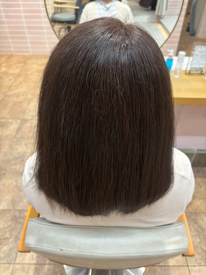 ミディアム ヘアカラー 渡邉 楼菜のヘアスタイル