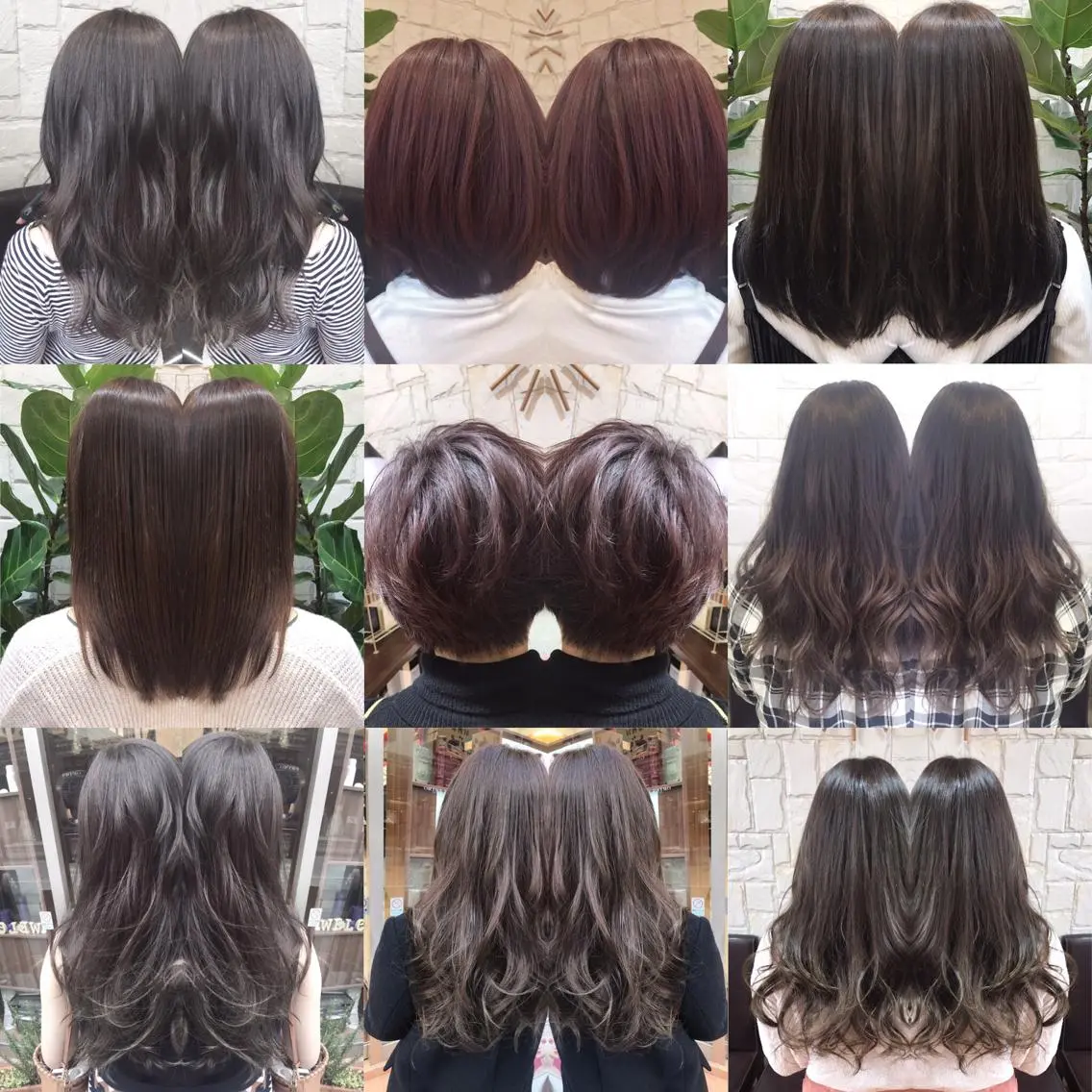 ショート ミディアム セミロング ロング カラー 髪質改善 艶髪🔵フセナオヤのヘアスタイル