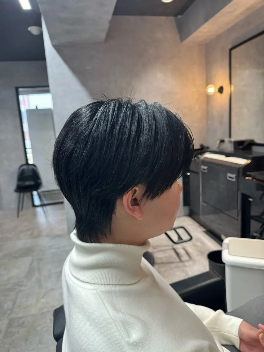 🔴【ご新規様限定】メンズカット+ダウンパーマ 横の膨らみ気になりませんか?そんな方は是非ダウンパーマで綺麗な形に!✨の写真