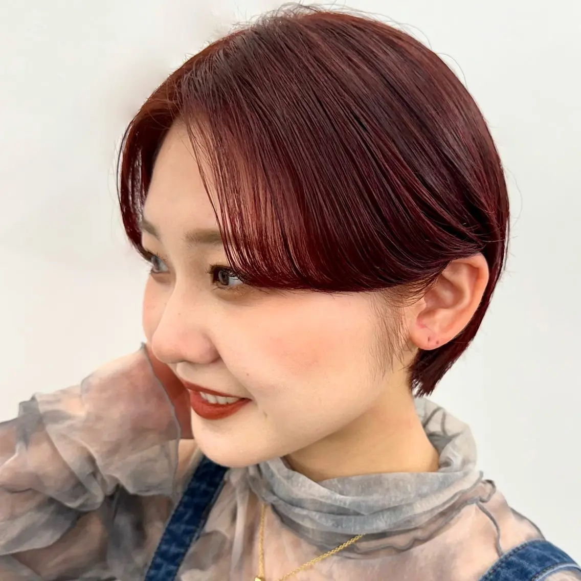 ショート カラー ヘアアレンジ 暖色/レイヤー/ショ ート/hana🌸のヘアスタイル