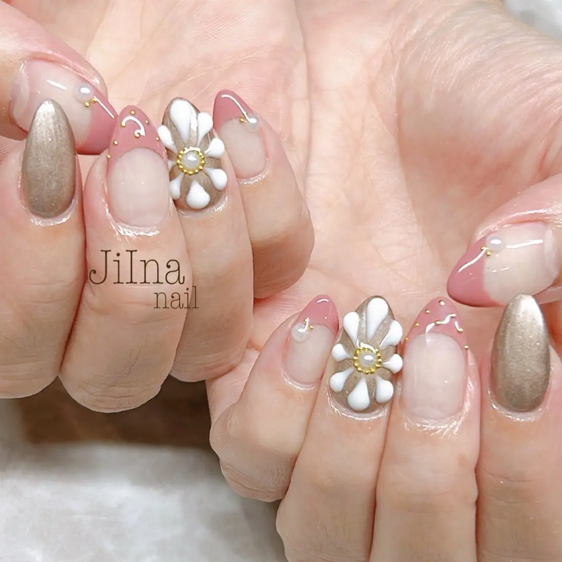 ネイル 持ち込み JiIna nailのネイルデザイン