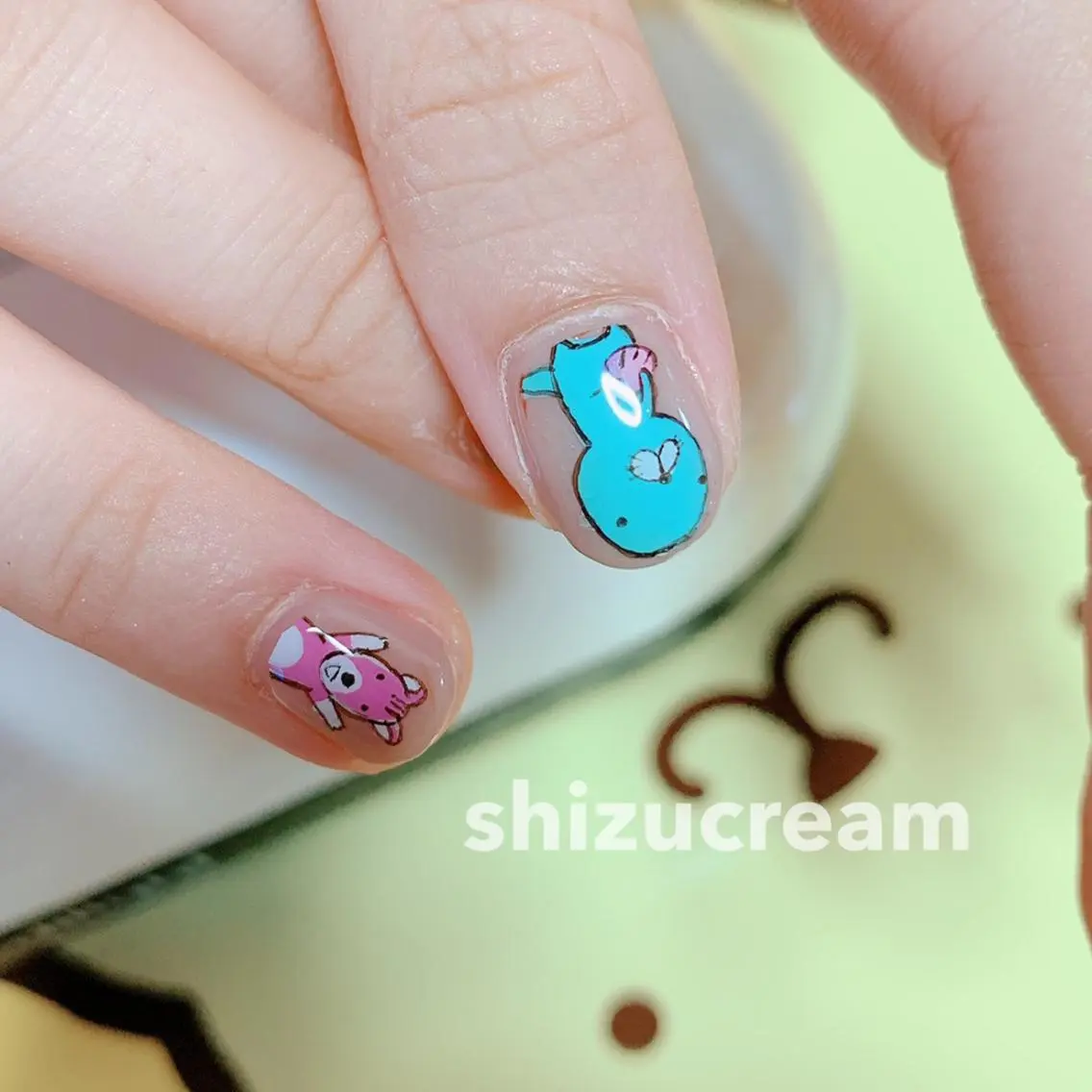 ネイル shizucream 痛デコネイル専門のネイルデザイン