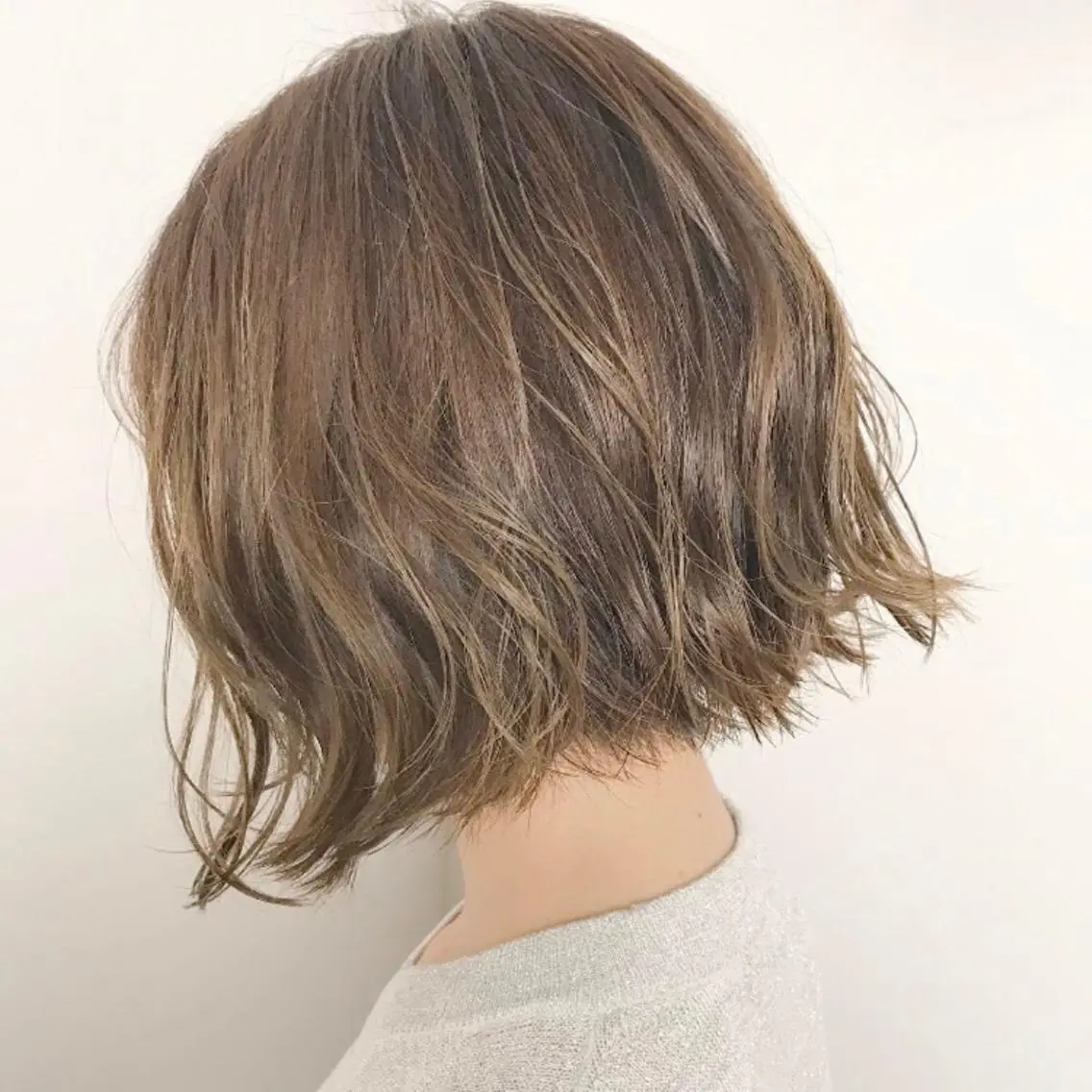 ミディアム カラー 艶カラー⁑ナチュラル ⁑中屋恵美🍃のヘアスタイル