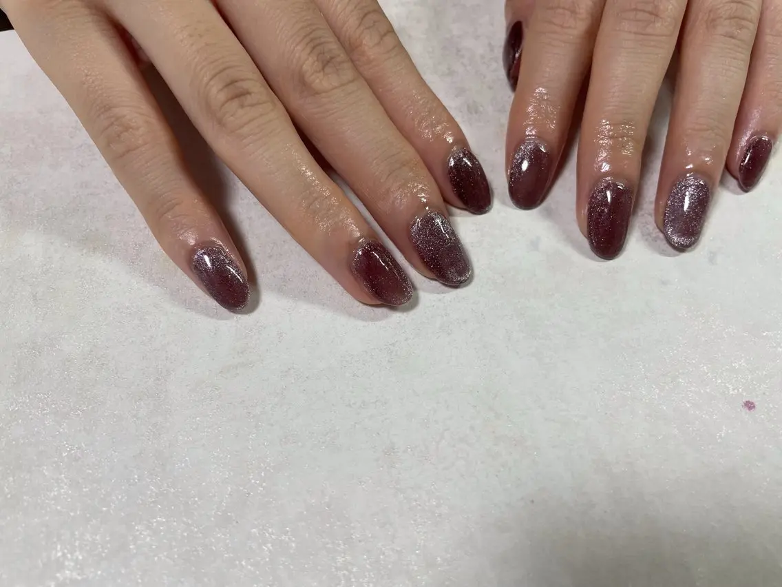 ネイル ジェルネイル 韓国ネイル マグネットネイル メンズネイル パラジェル ハンドネイル kiki nail &brow二子玉川のネイルデザイン