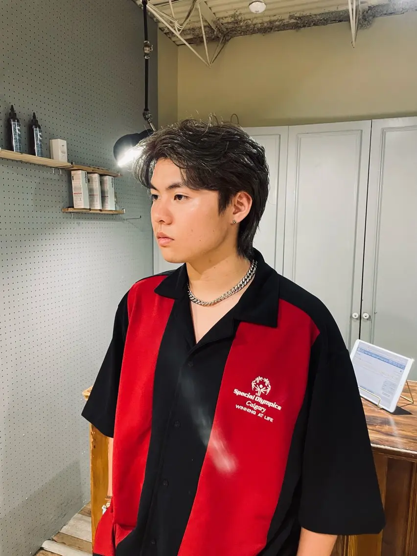 ショート カラー メンズ ボブ 🤩噂のMr.髪ポジ ティブ®️yu🤩のヘアスタイル