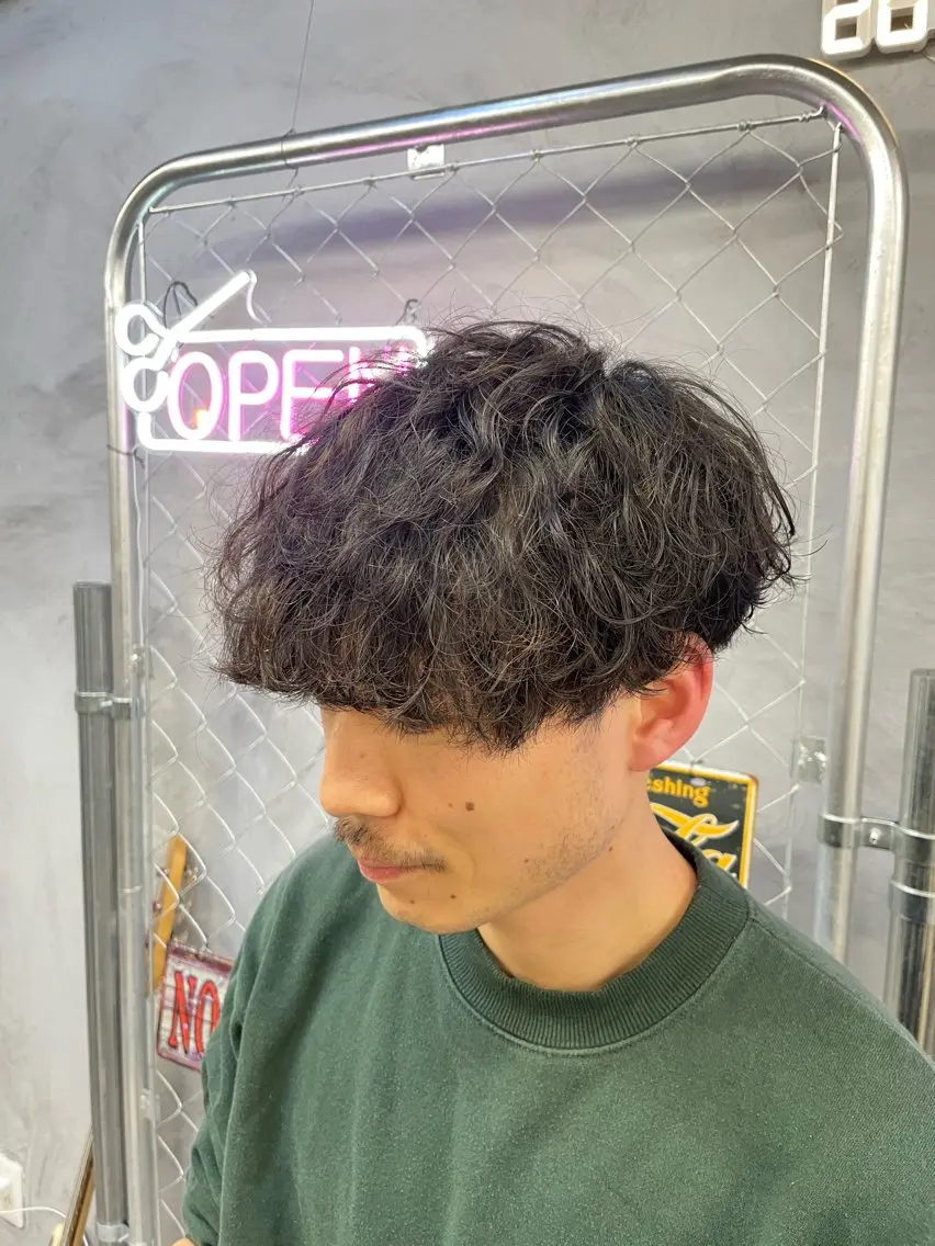 パーマ メンズ メンズサロンLOSS /rintaroのヘアスタイル