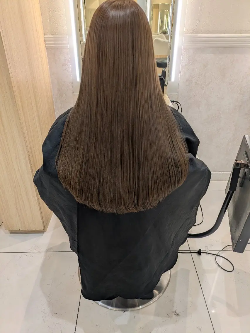 ロング 佐々木 萌のヘアスタイル