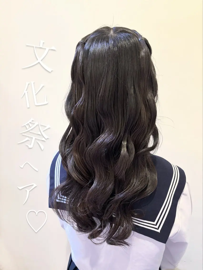 ロング ヘアアレンジ ヘアセット ボウ🪞ヘアセット /メイク/マツパのマツエク・マツパデザイン