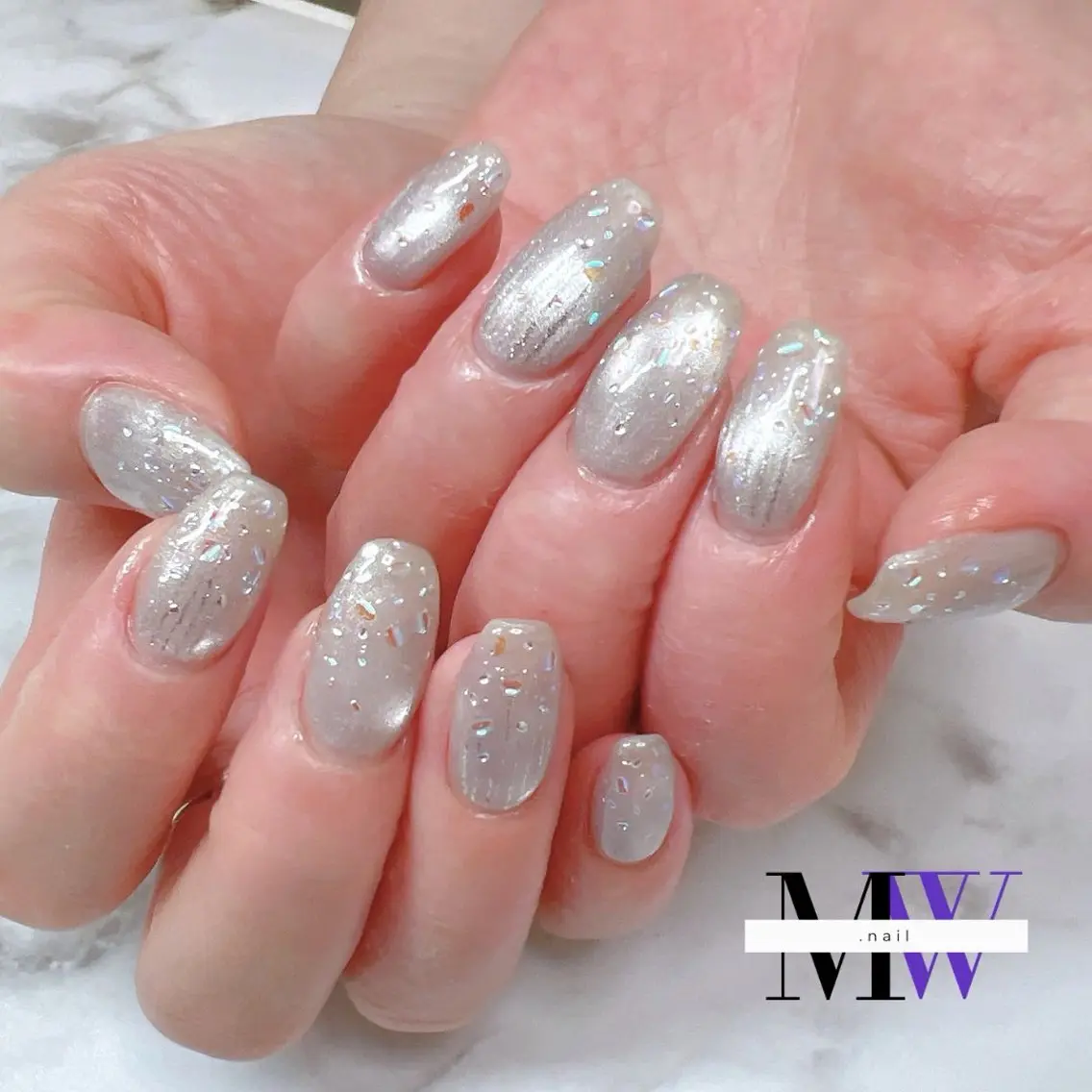 ネイル マグネットネイル ハンドネイル MW .nailのネイルデザイン