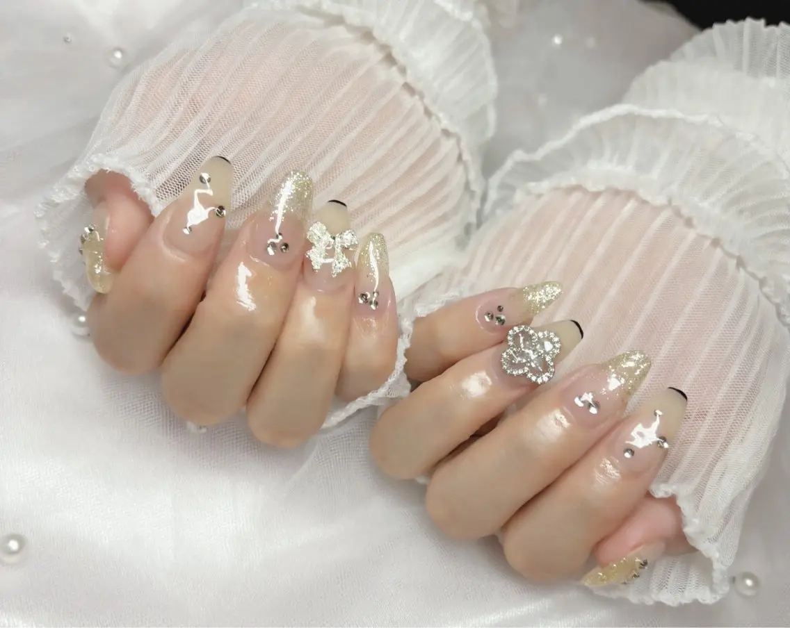 ネイル キラキラネイル シンプルネイル ハンドネイル Nail Salon macherieのネイルデザイン