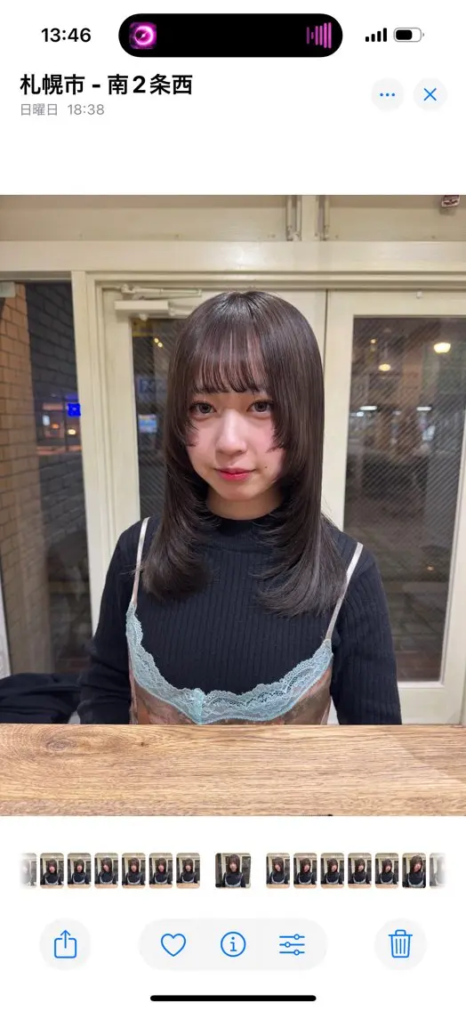 セミロング カラー ヘアカラー トリートメント 阿部  ことみ /ヘアアレンジのヘアスタイル