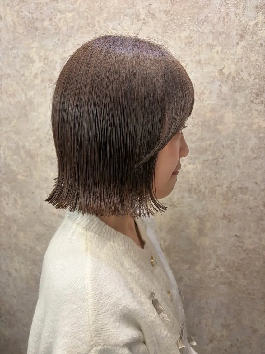 ミディアム カラー カット ヘアカラー naf ふせのヘアスタイル