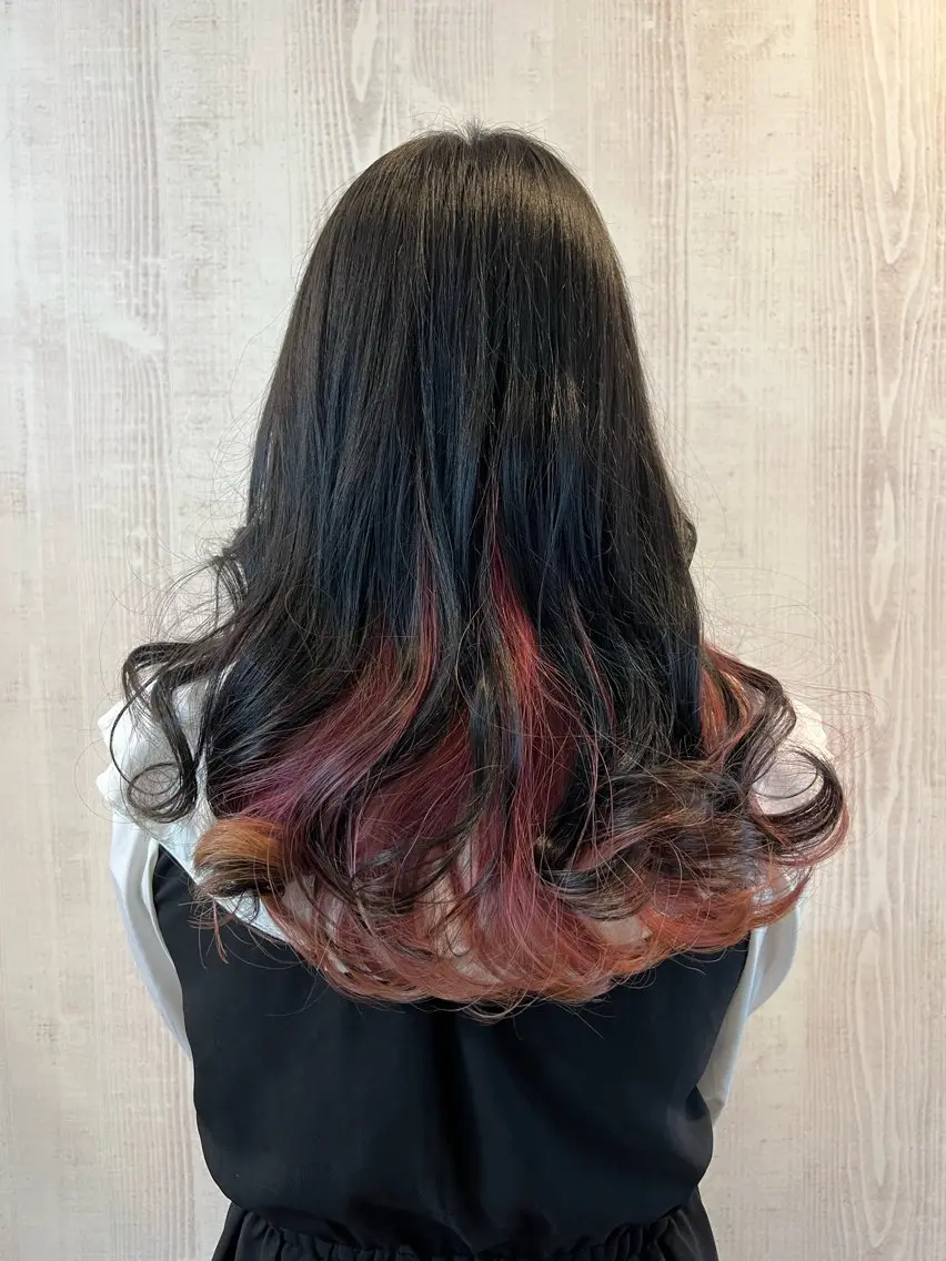 ロング カラー カット ヘアカラー TELA HAIR 幕張本郷店 千尋のヘアスタイル