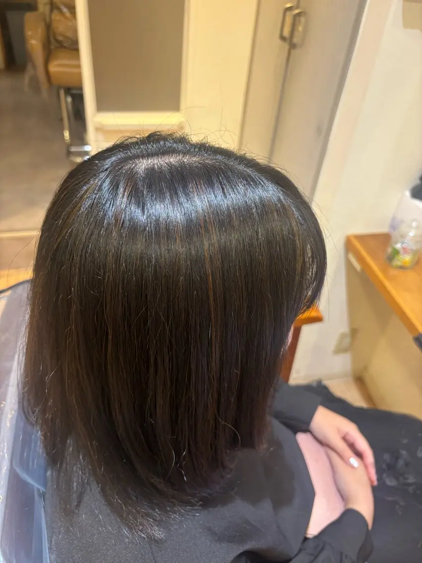 ミディアム カラー すなが/ハイライト モデル募集中のヘアスタイル