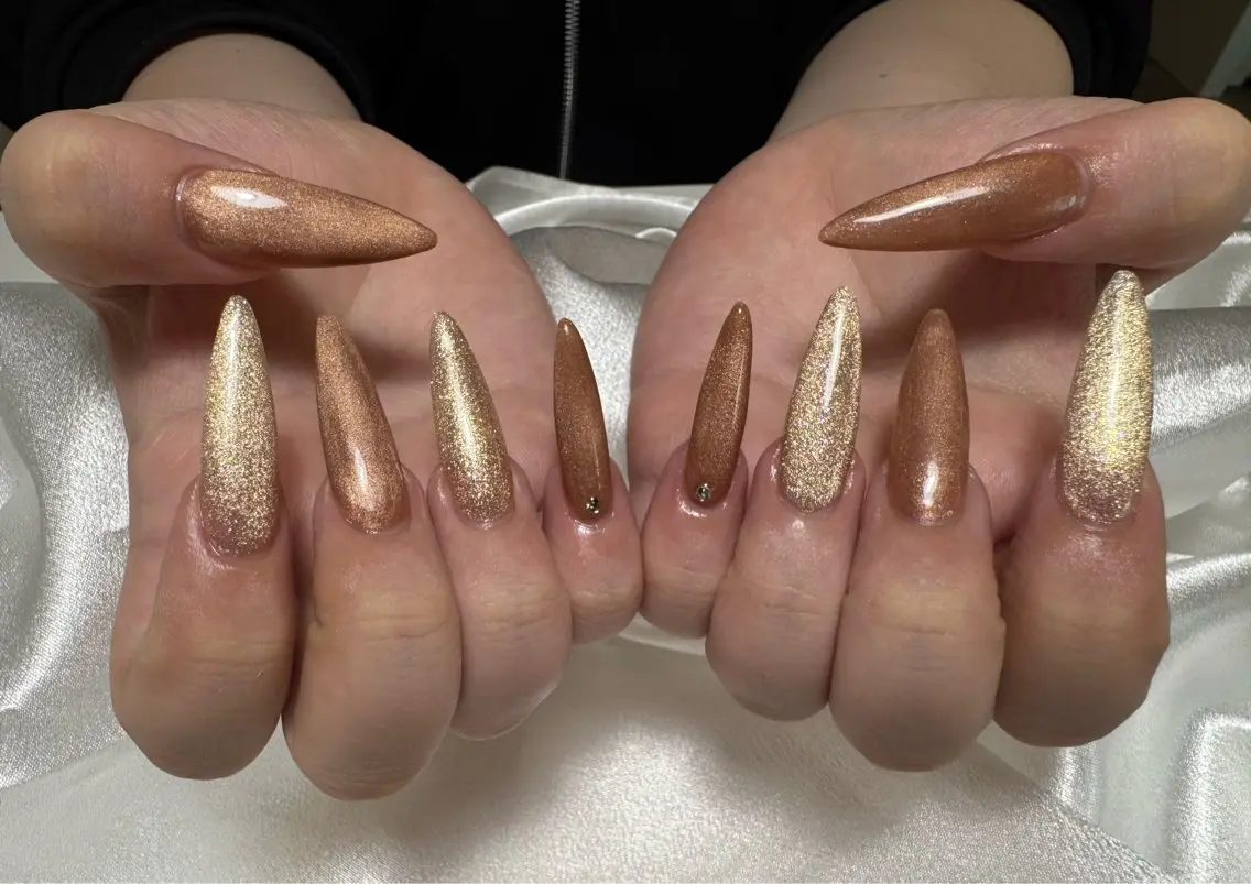 ネイル 長さ出し マグネットネイル Lile'a nailのネイルデザイン