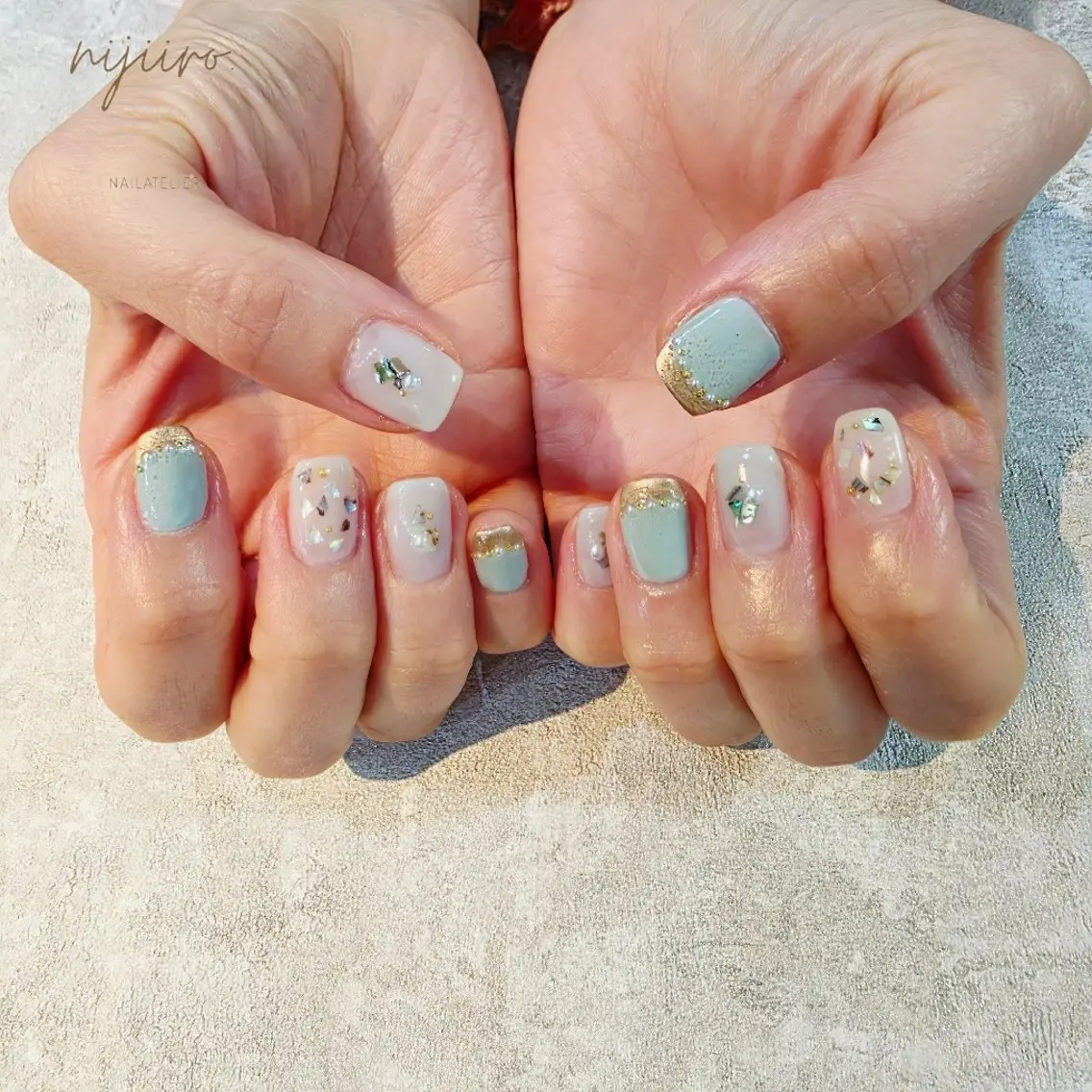 ネイル ハンドネイル nijiiro🌈 サトウのネイルデザイン