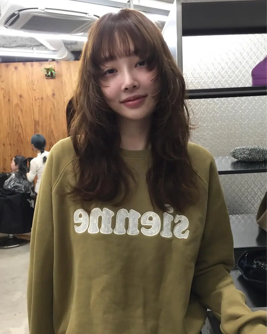 ロング ヘアカラー トリートメント 韓国/Y2K 👽土田大珠👽のヘアスタイル