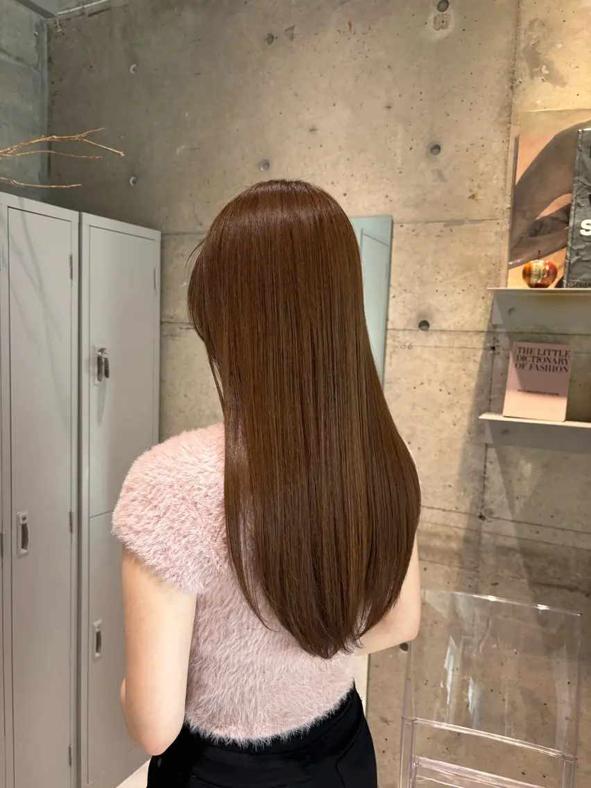 ロング ヘアカラー トリートメント 艶髪🫧 Suzunaのヘアスタイル