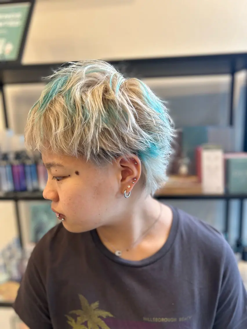 ショート ヘアカラー トリートメント 茂木 良太のネイルデザイン