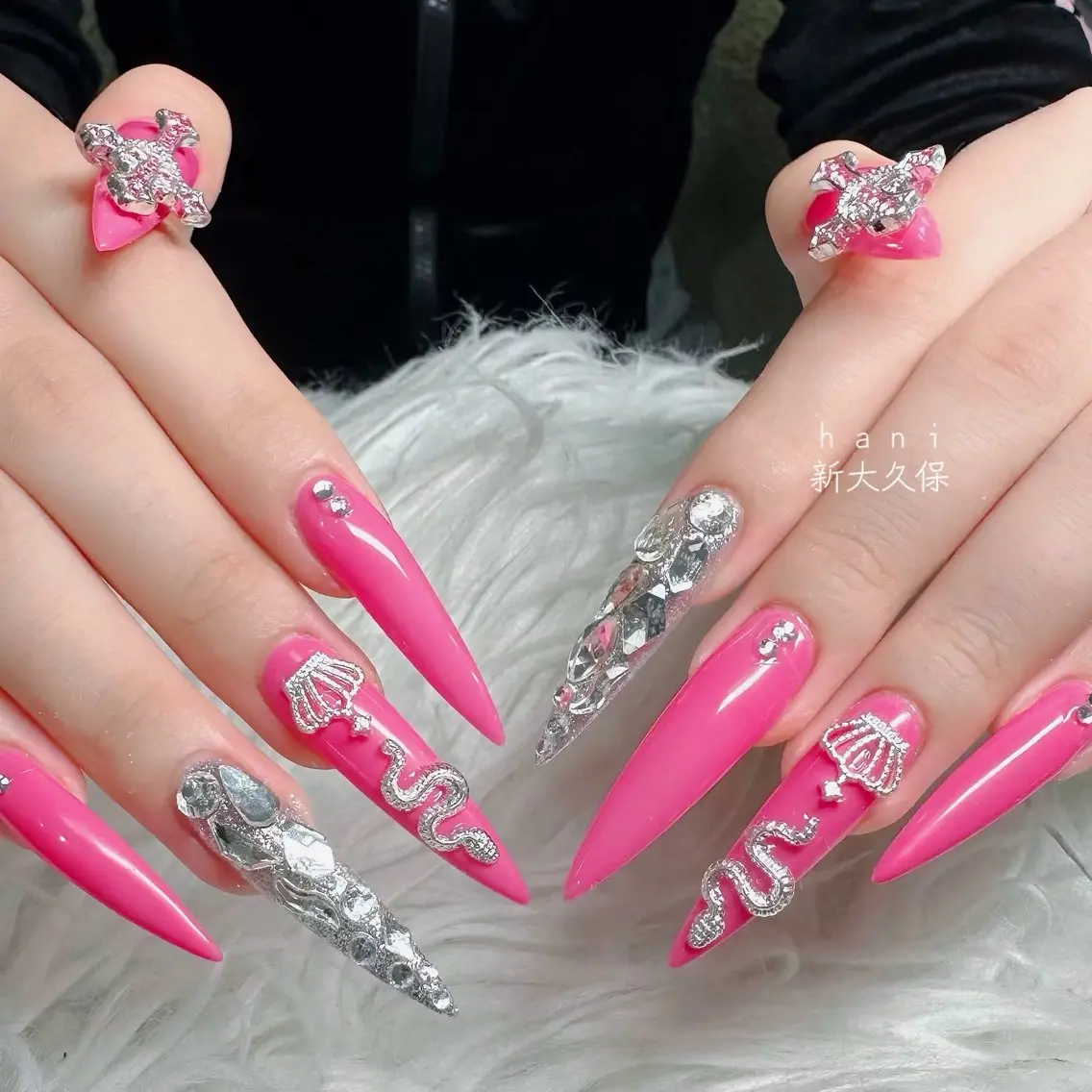 ネイル フットネイル フレンチネイル グラデーション 韓国ネイル ロングネイル ハンドネイル Hani Nail Salonのネイルデザイン