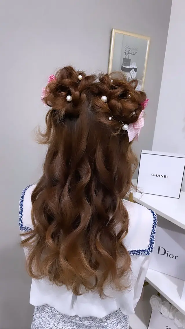 ロング 京都最安価エクステ muuka🦋のヘアスタイル