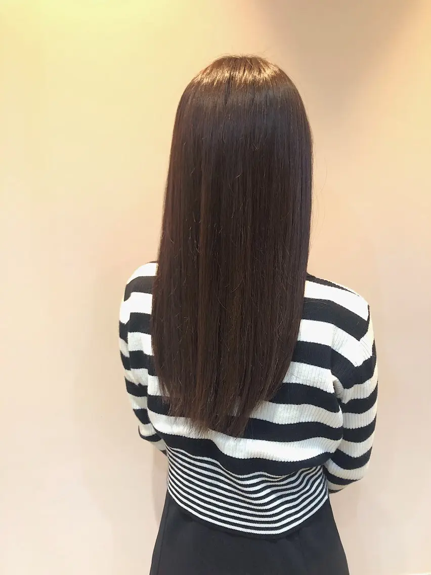 ロング 髪質改善 トリートメント カット ヘアカラー トリートメント 所渉/韓国レイヤー /ウルフカットのヘアスタイル