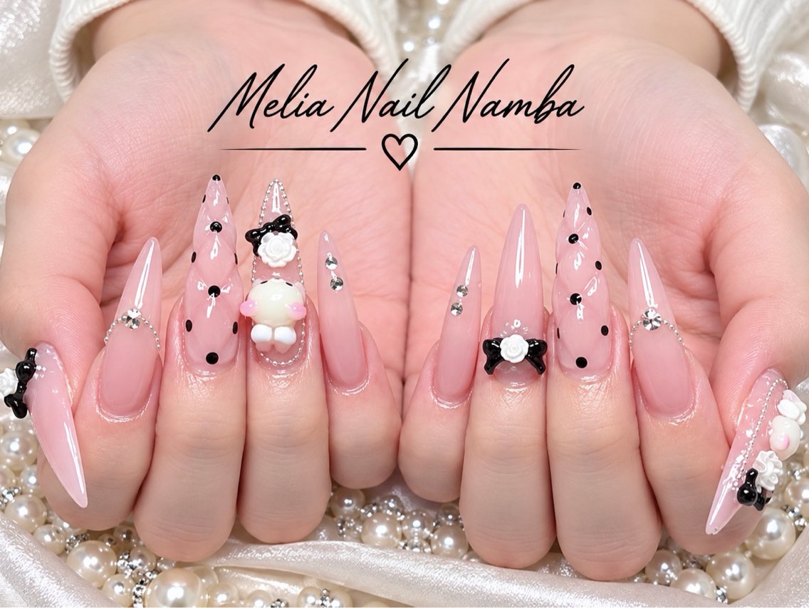 ネイル ハンドネイル ハンドケア Panda chan Meliaのネイルデザイン