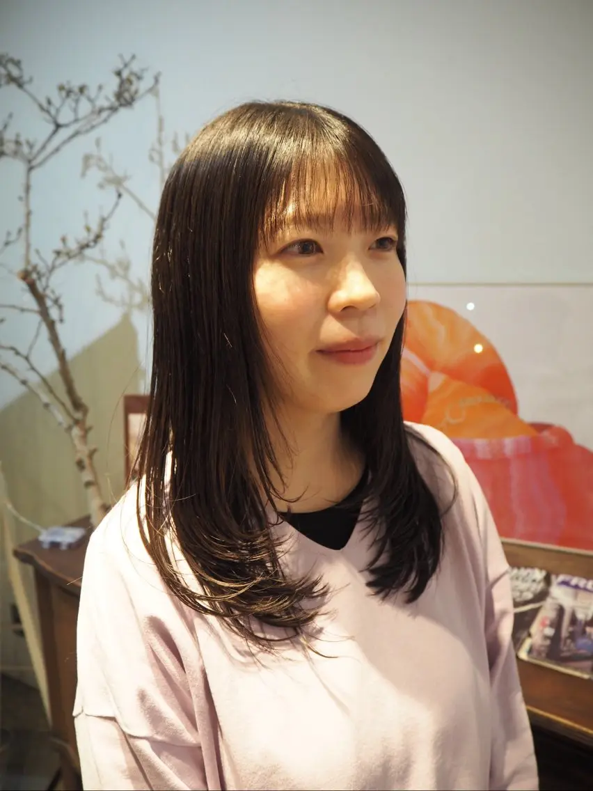 ロング nishihama nanaのヘアスタイル