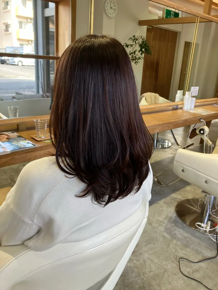 セミロング カラー トリートメント カット ヘアカラー 佐藤 悠生 メンズパーマ.カットのヘアスタイル