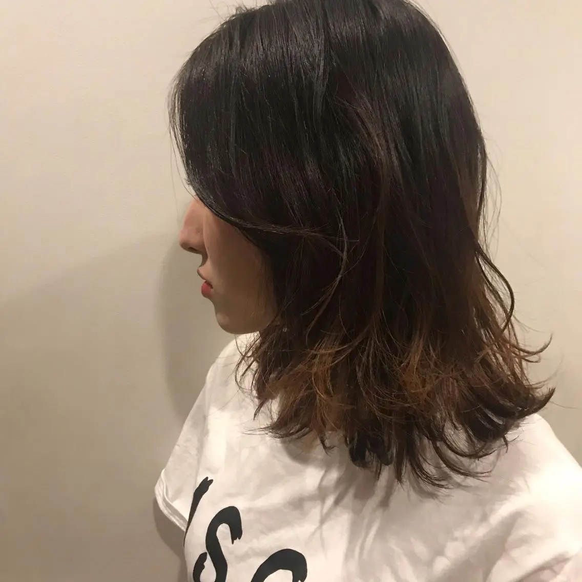 ミディアム カラー パーマ めざわ ゆうきのヘアスタイル