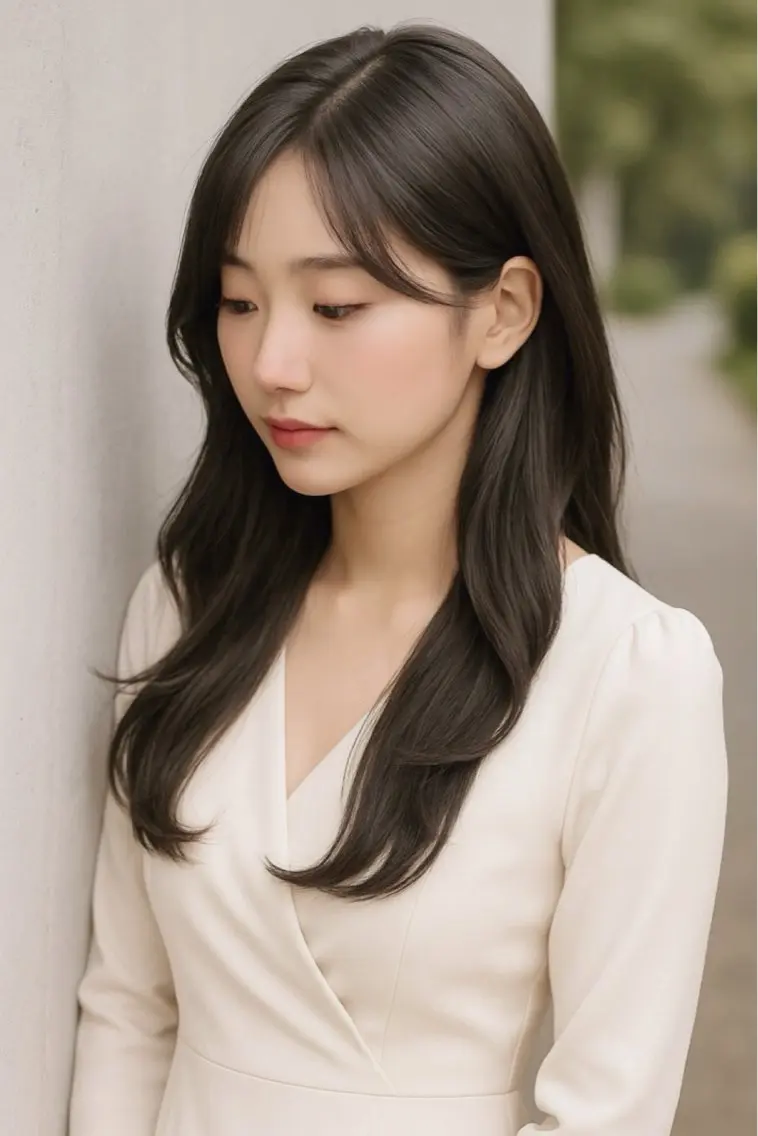 ロング カラー 🇰🇷レイヤー 💐Seinaのヘアスタイル