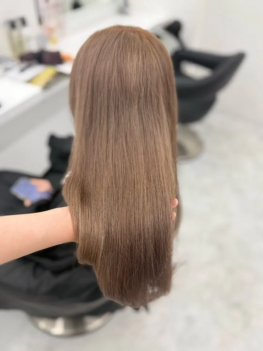 ロング カラー ヘアカラー トリートメント 🥂上品ワンホンヘア 🥂nozomiのヘアスタイル